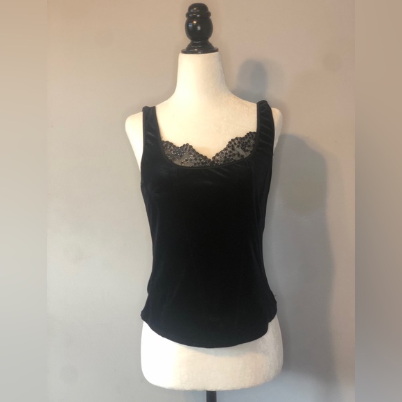 Lace Trimmed Corset Top - Picture 3 of 5